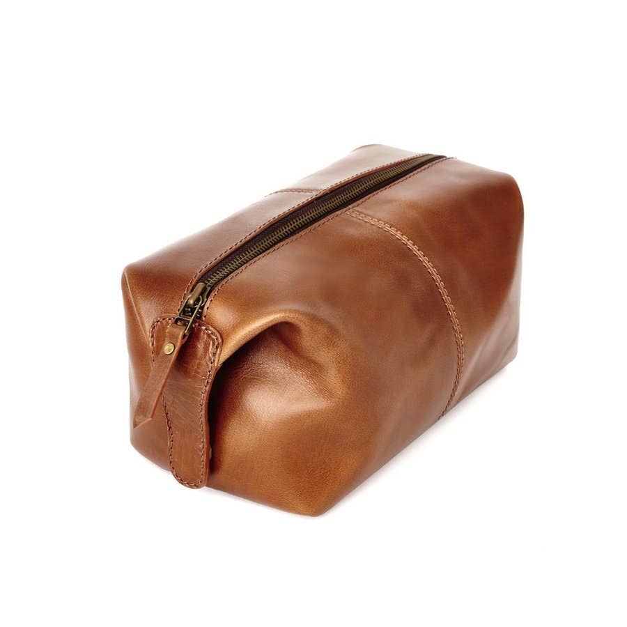 Vida Vida – wholesale Toiletry bag – men's – Groom Leather Wash Bag2