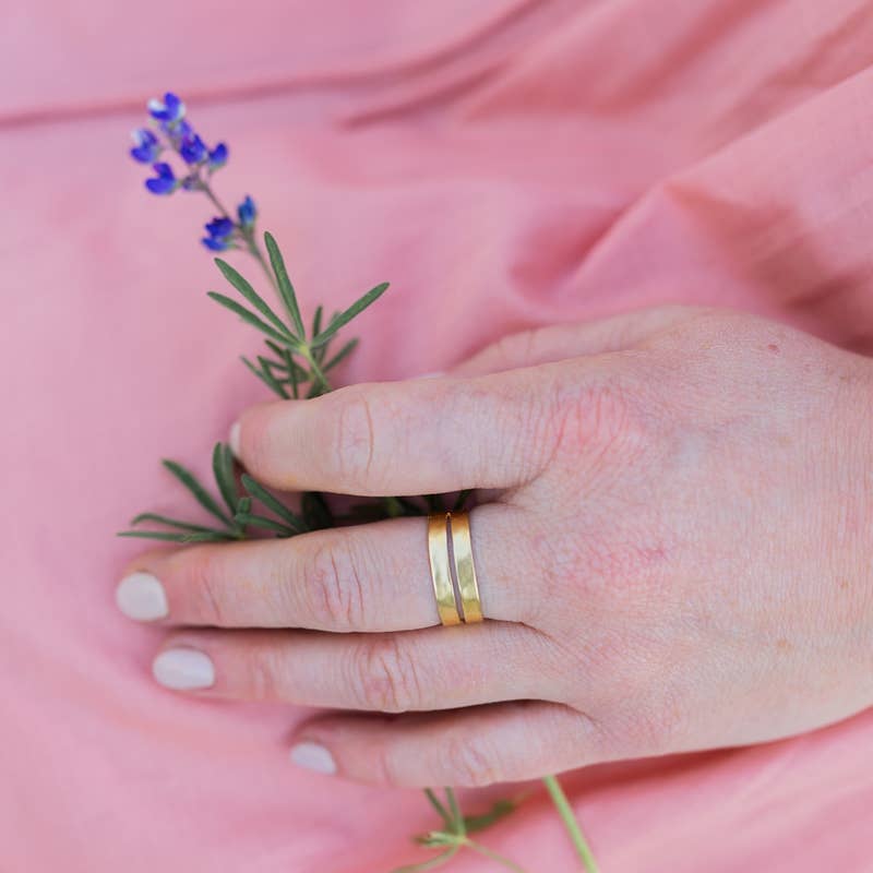 Mind's Eye Design - Wholesale Band/gestapelde ring - Ring met dubbele band1