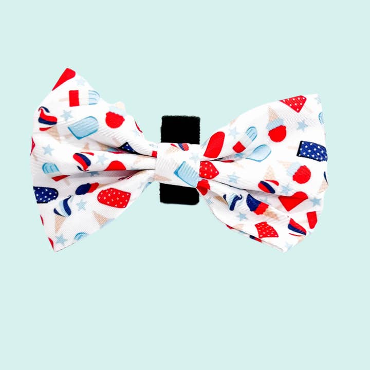 Pawtriotic Popsicle Bow Tie for wholesale by Jersey Border Collars