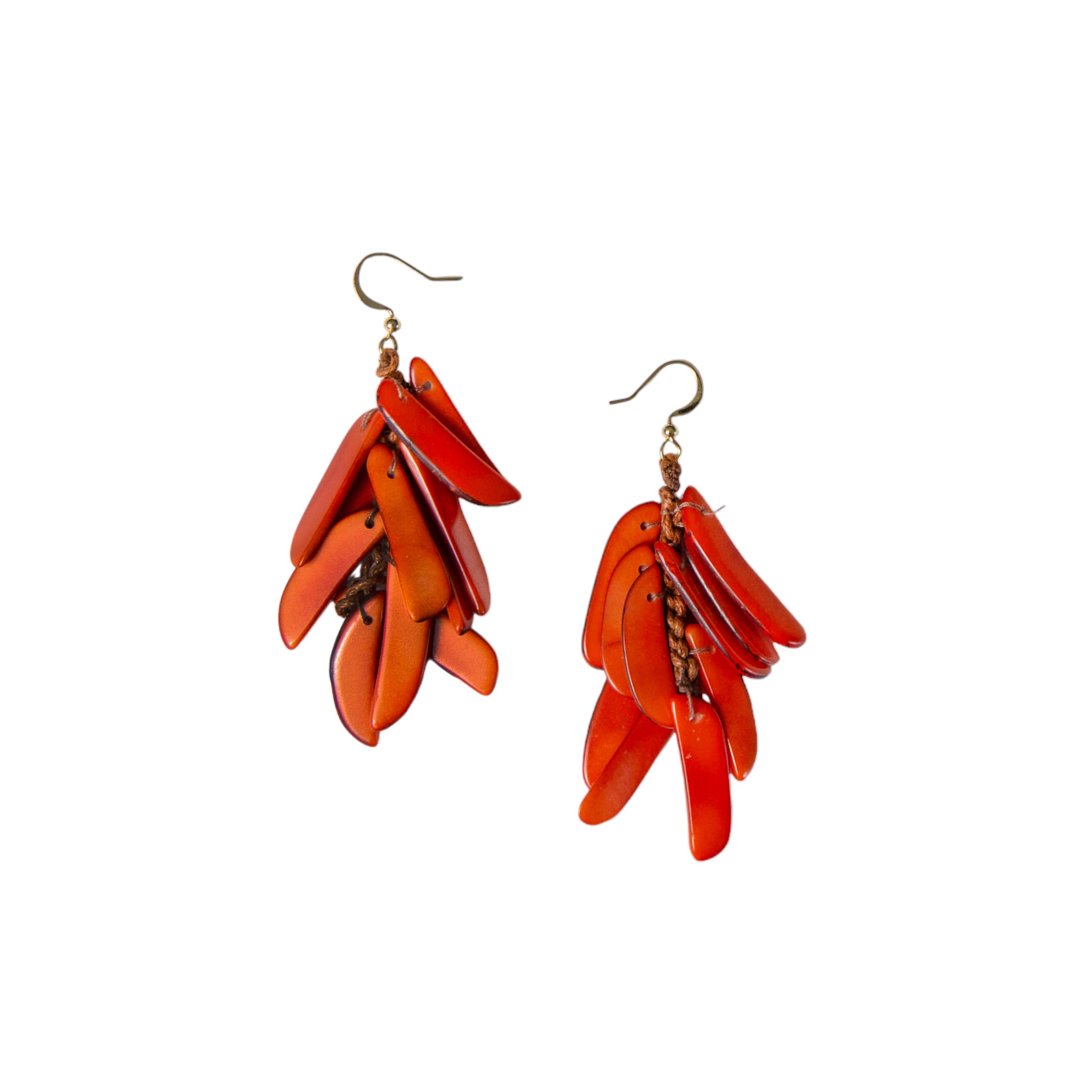 Organic Tagua Jewelry - Wholesale Dangle Earrings - Kendra Earrings3