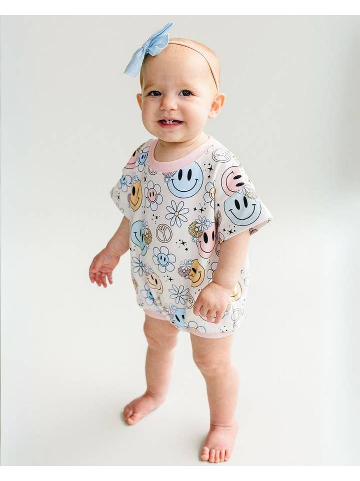 Lucky Panda Kids - Wholesale Jumpsuit - Baby - Short Sleeve Bubble Romper | Groovy Girl11