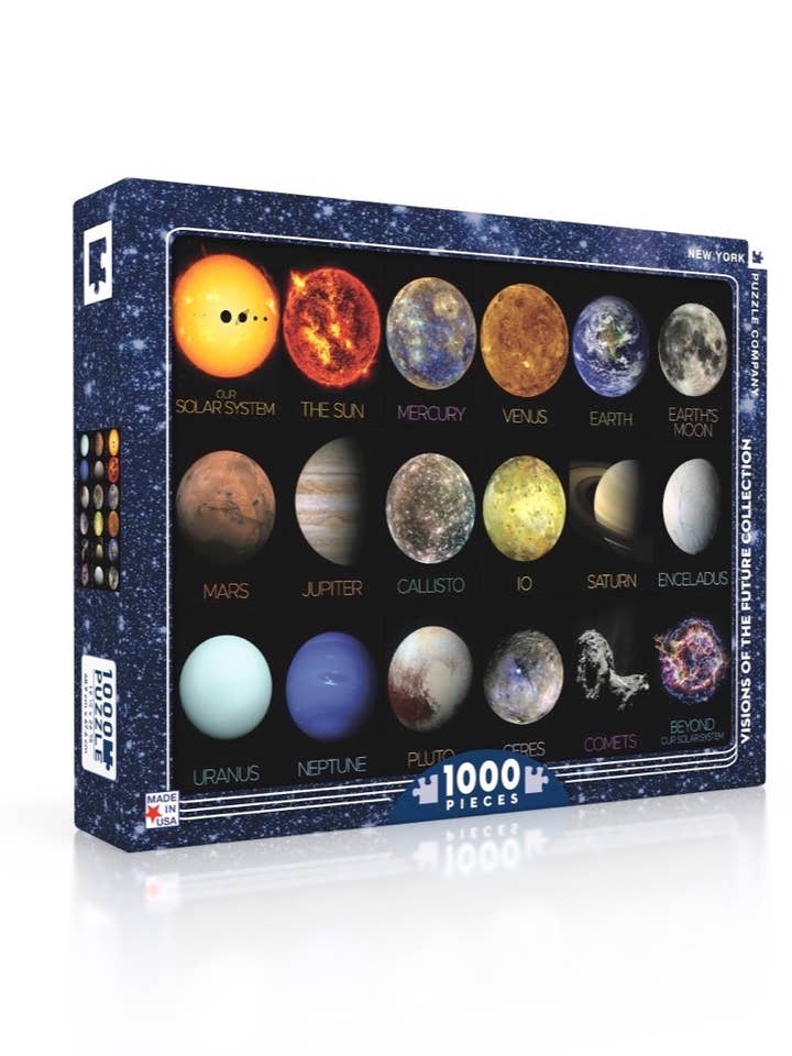 The Solar System - 1000 Piece Jigsaw Puzzle for wholesale by New York Puzzle Company
