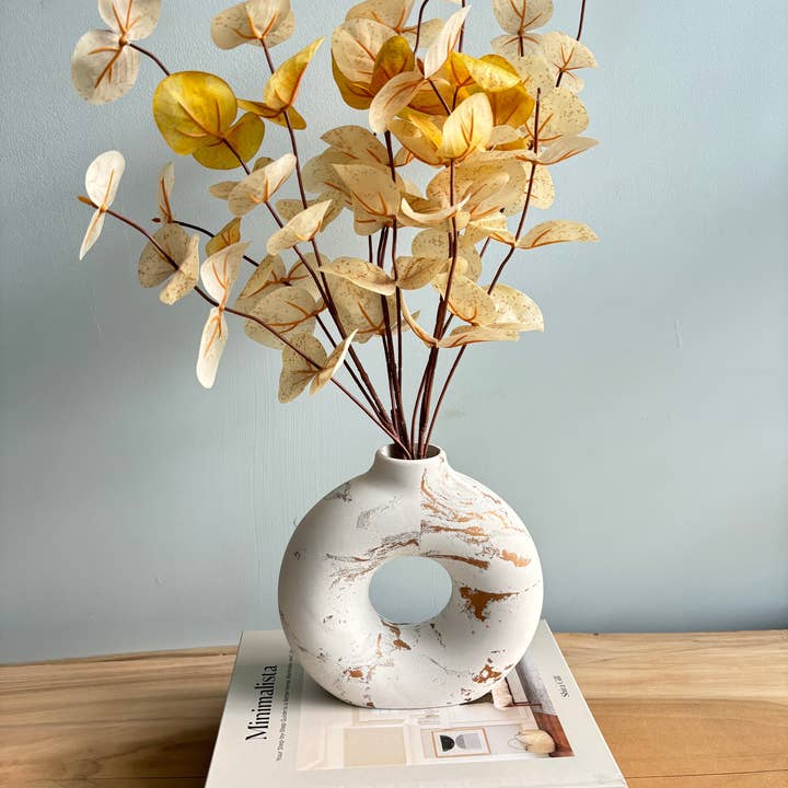 Fancy Concrete - Wholesale Vase - Donut Concrete Vase | Circular Hollow Vase5