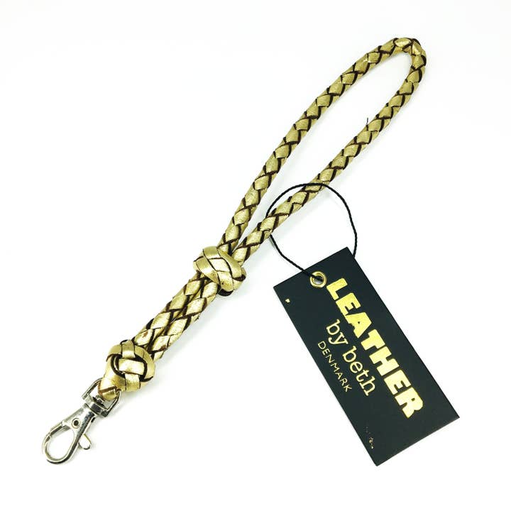 Nøglesnor, Guld for engroshandel hos LEATHER by beth