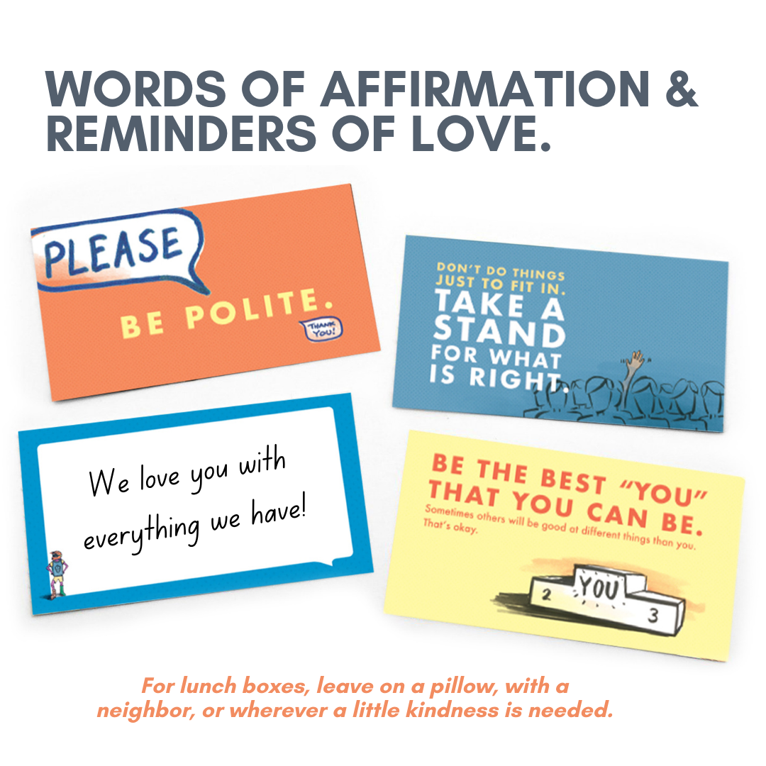 Papersalt - Wholesale Stationery/Notecard Set - "Being Yourself" - Boxed Lunch Note Set for Young Kids5