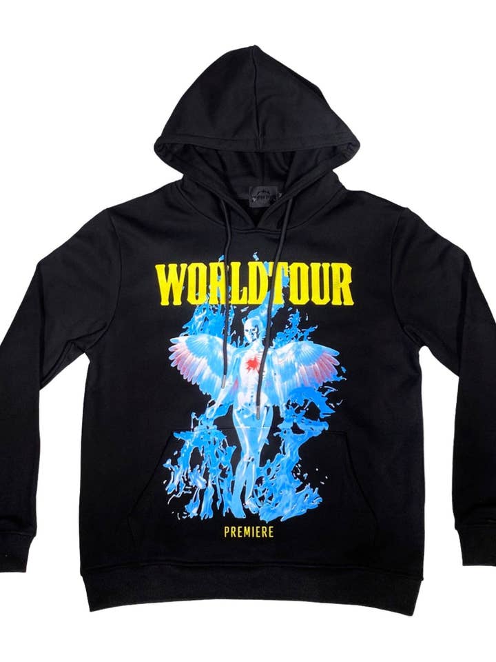 Black Burning Angel hættetrøje for engroshandel hos World Tour