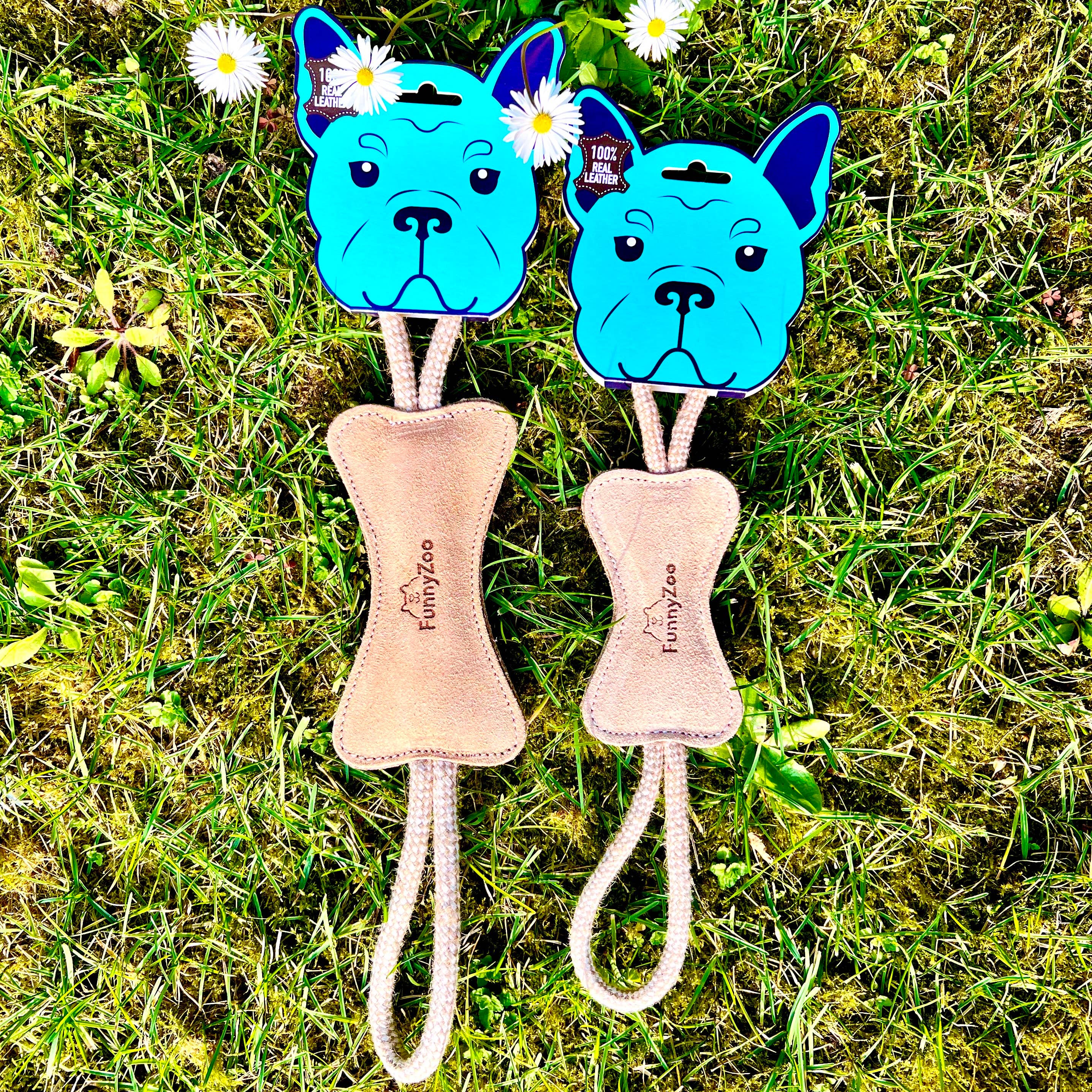 Funny Zoo - Wholesale Pet Rope Toy - Dog - Natural toy for dogs Ossicino in suede2