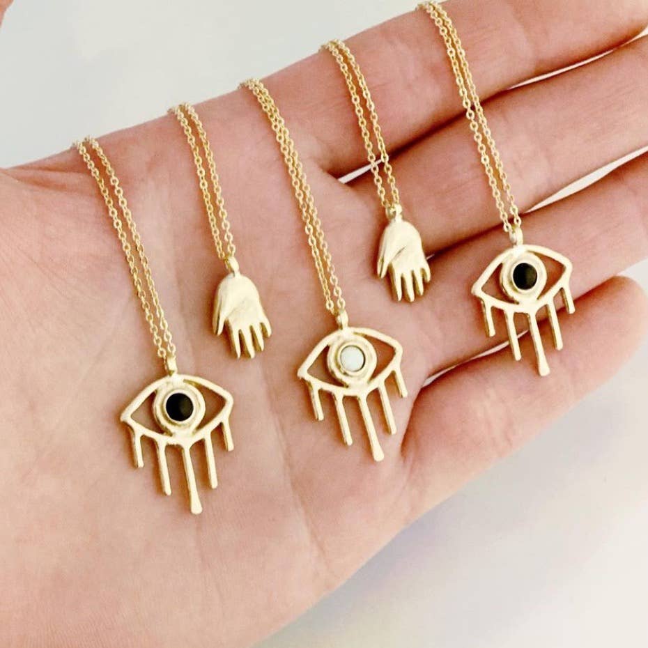 Therese Kuempel Jewelry - Wholesale Pendant/Charm Necklace - Tiny Hand Necklace2