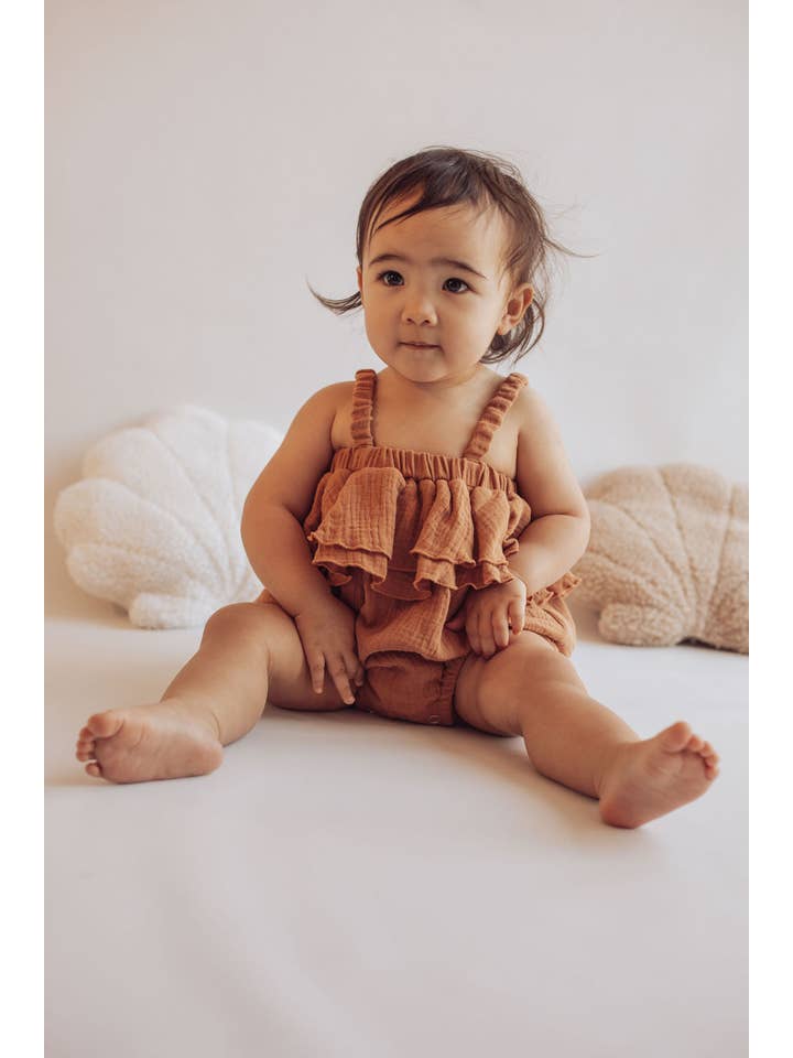 Clover and Bear - Vente Body (sans pieds) – bébé - Combinaison | Dune du coucher de soleil3