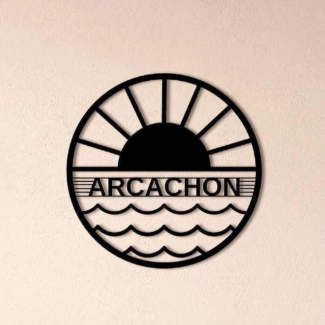 Black wooden paintings - Atlantic coast for wholesale by CRÉART