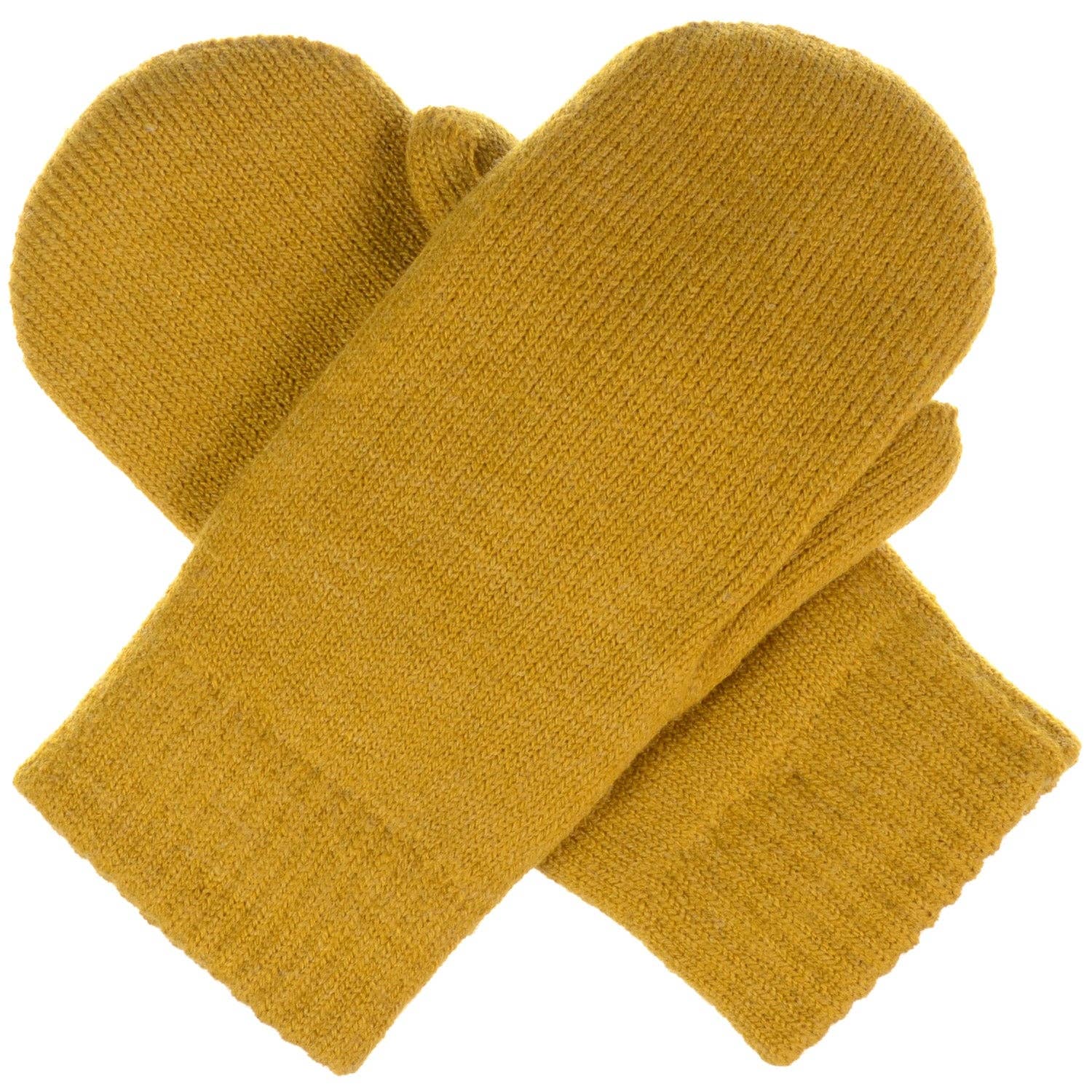 Jasper Trading LLC - Wholesale Mittens - Women's - JG709M - One Dozen Toasty Warm Solid  Knit Mittens Gloves3