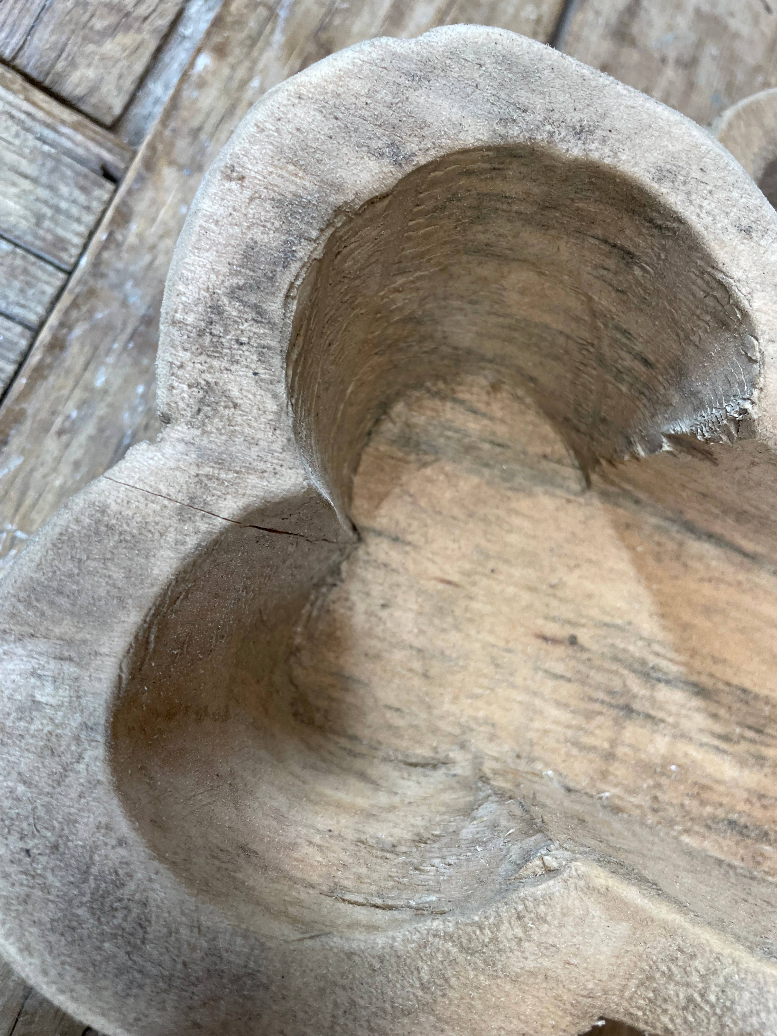 My Amigos Imports - Wholesale Decoratief bord/schotel/kom - Hondenbot deegkom 20x13 cm - onbewerkt - NFC-variant3