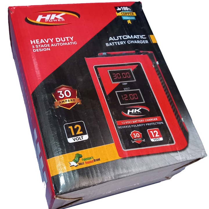 ShahNawaz & Sons - Vente Chargeurs portables - Chargeur de batterie de voiture 12V 20AH