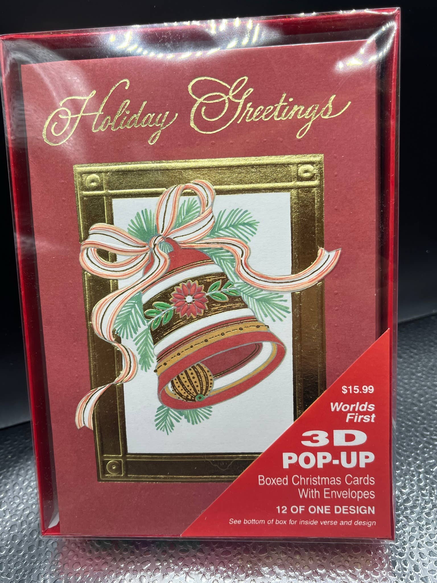 DICKENS INC. - Vente Cartes de Noël - Cartes de Noël en boîte pop-up 3D | ABX24B1