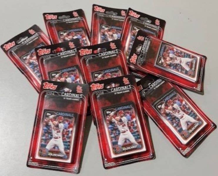 Wildwood Enterprises LLC - Wholesale Playing Cards - 2024 Topps St. Louis Cardinals Mini Team Set - 25pk Lot0