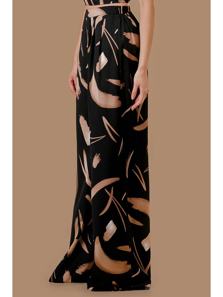 BLACK COMBO ASWF5213E_WOVEN RINT W/ HARDWARE TRIM HALTER SET for wholesale on Faire8