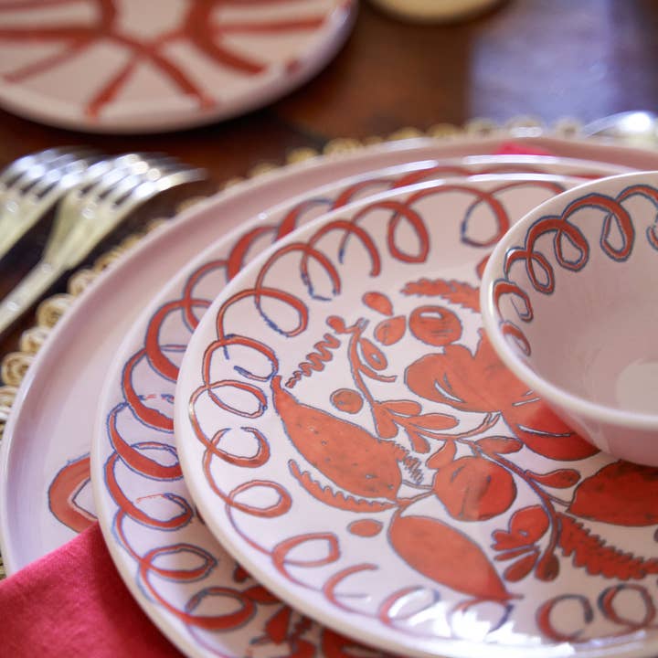 Couleur Nature - Vendita all'ingrosso Piatto - Piatto da Cena Amalfi Rosa - Diametro 10,6"6