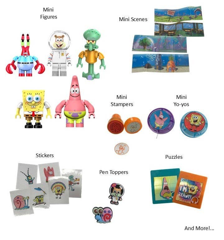 Well Played - Vendita all'ingrosso Giocattolo classico - Bambini - Sfera sorpresa da collezione SpongeBob SquarePants1