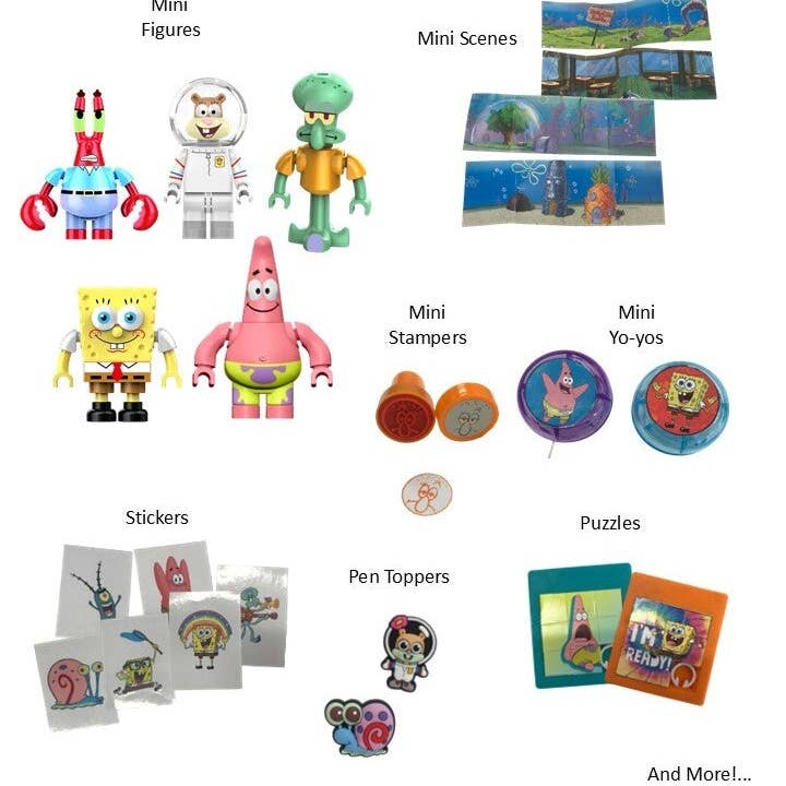 Well Played - Vendita all'ingrosso Giocattolo classico - Bambini - Sfera sorpresa da collezione SpongeBob SquarePants1