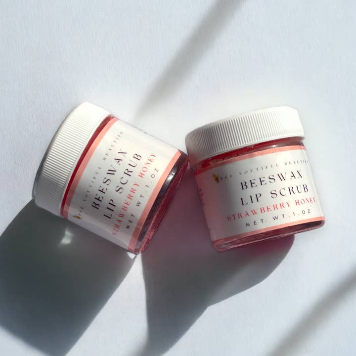 BEESWAX HONEY LIP SCRUB for wholesale by Bee-Youtiful Beauties