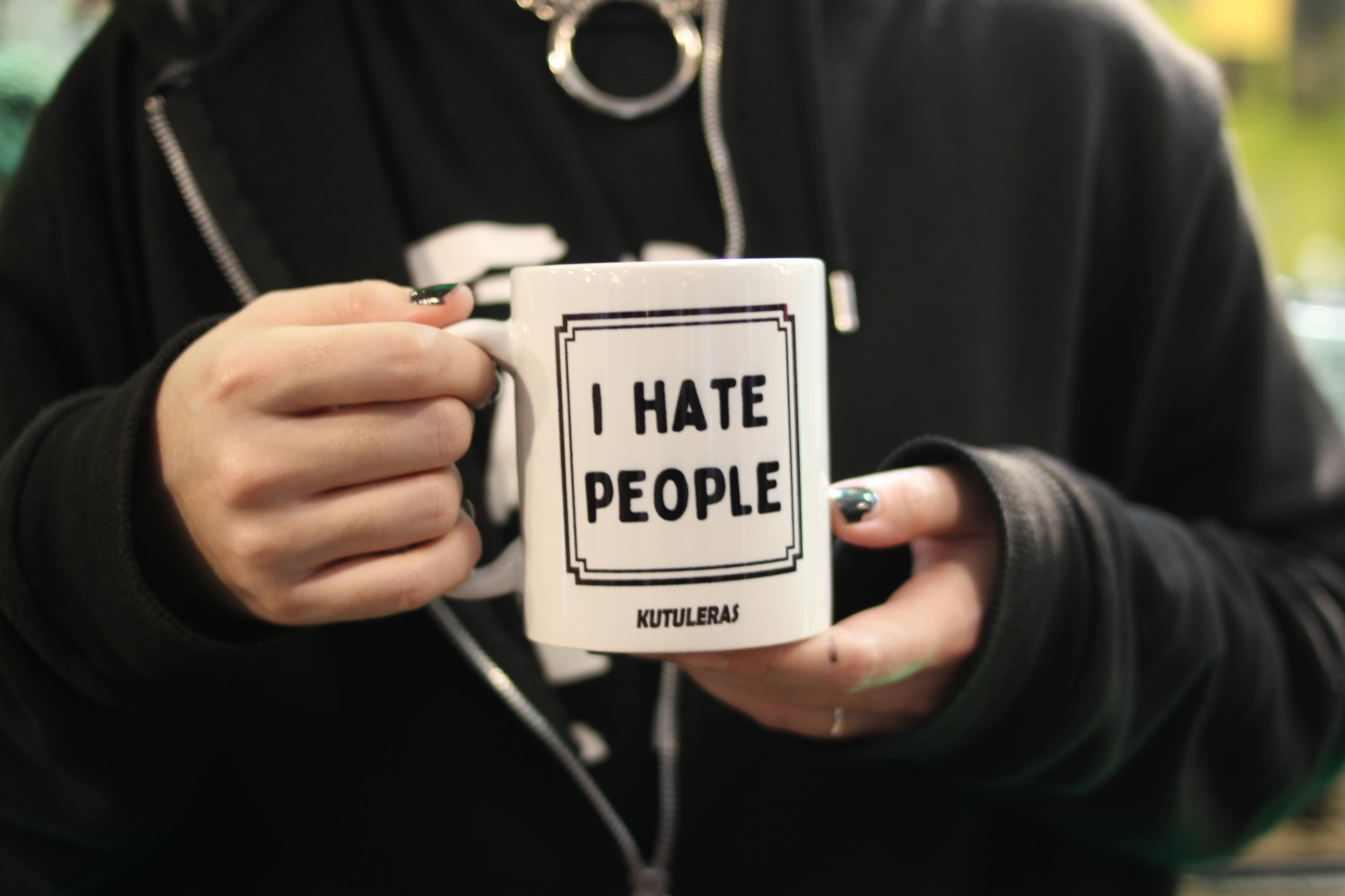Kutuleras - Wholesale Coffee Mug - Hate people mug rude Sarcastic Gift punk message0