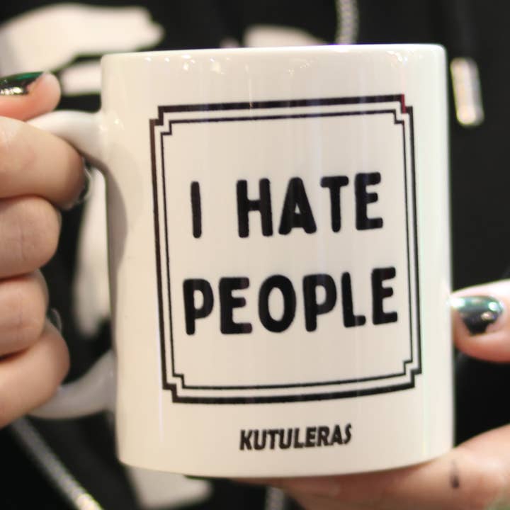 Hata människor mugg otrevlig Sarkastisk Present punkmeddelande för wholesale av Kutuleras