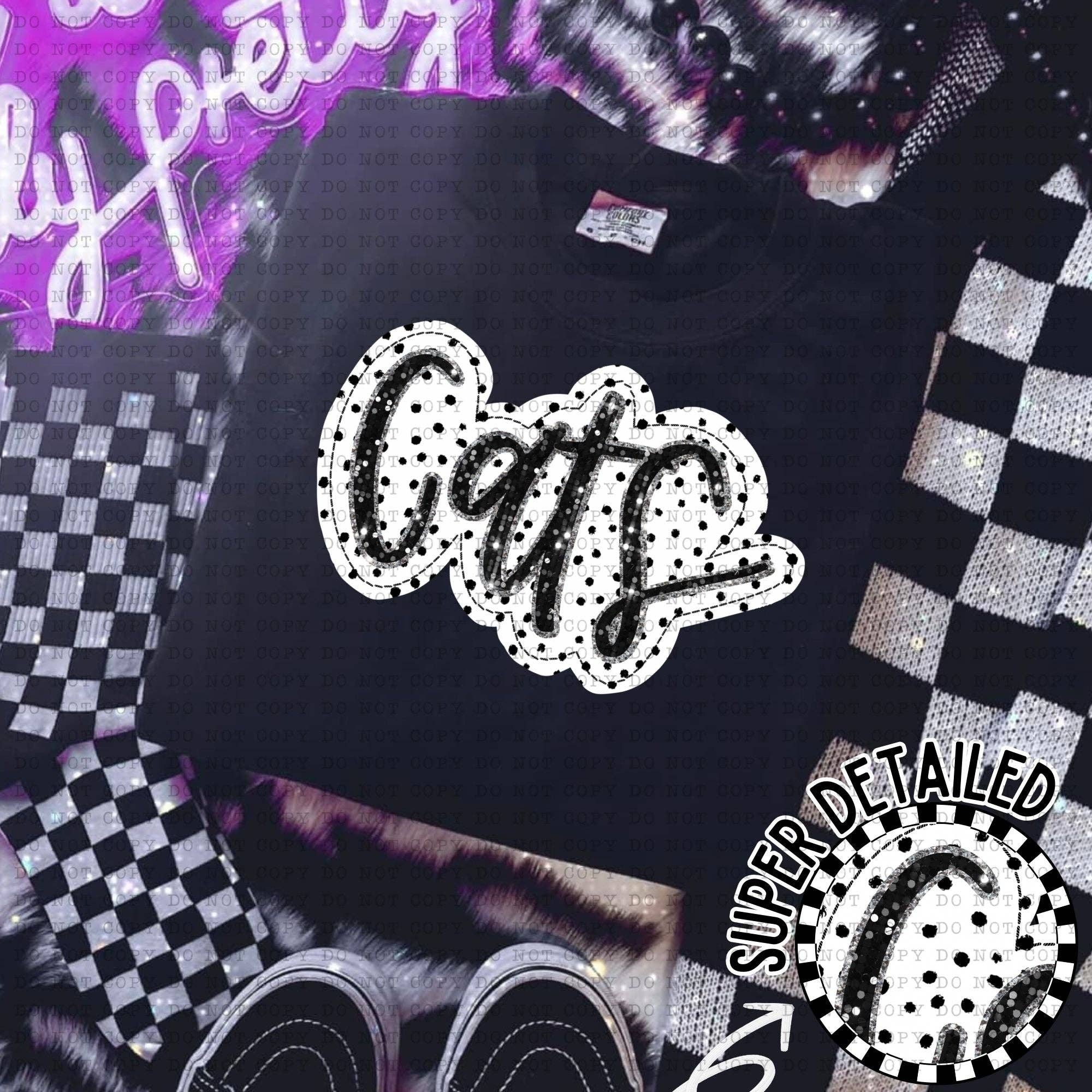 Simple Tymes – Engroshandel Sublimationstryk – Dotted Applique Teams DTF-print15