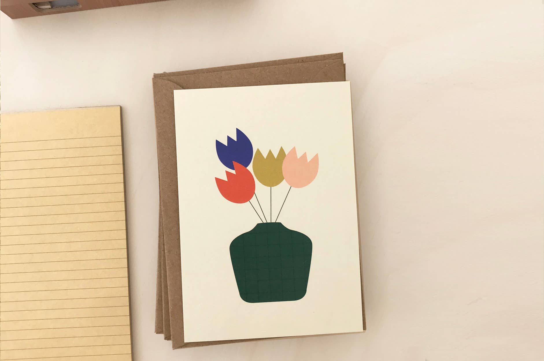 Linienwerk - Wholesale Everyday Greeting Card - flower greets1