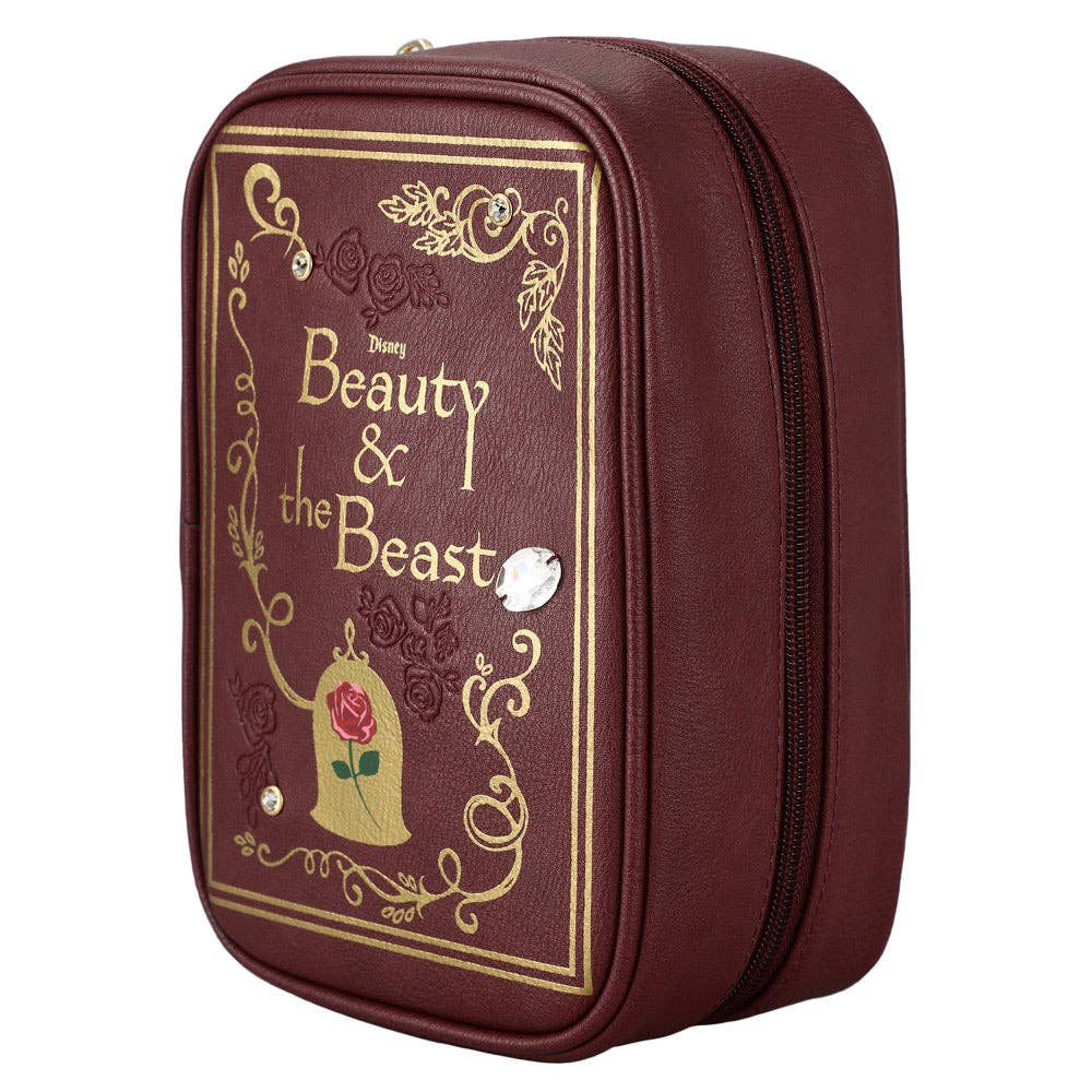Bioworld Merchandising - Wholesale Makeup/Cosmetic Bag - Disney Beauty and the Beast Rose Cosmetic Bag0