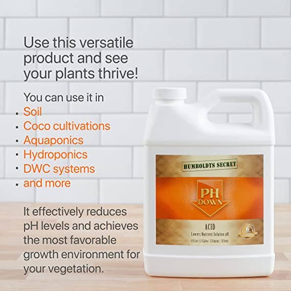 Humboldts Secret Supplies - Wholesale Fertilizer - PH Down3