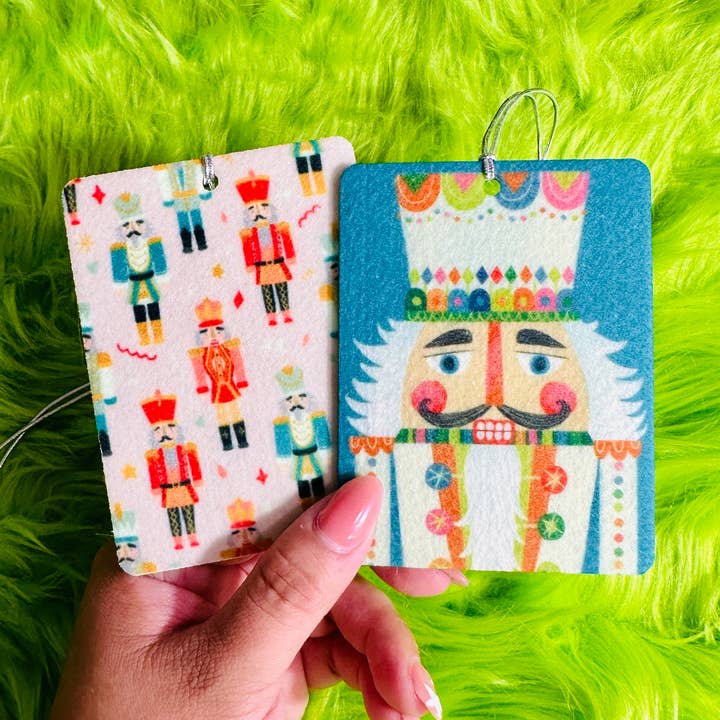 Bizzz Designs - Wholesale Car Freshener - Women's - Christmas Nutcracker Felt Freshie Bundle of 10 | Nutcracker Freshies6