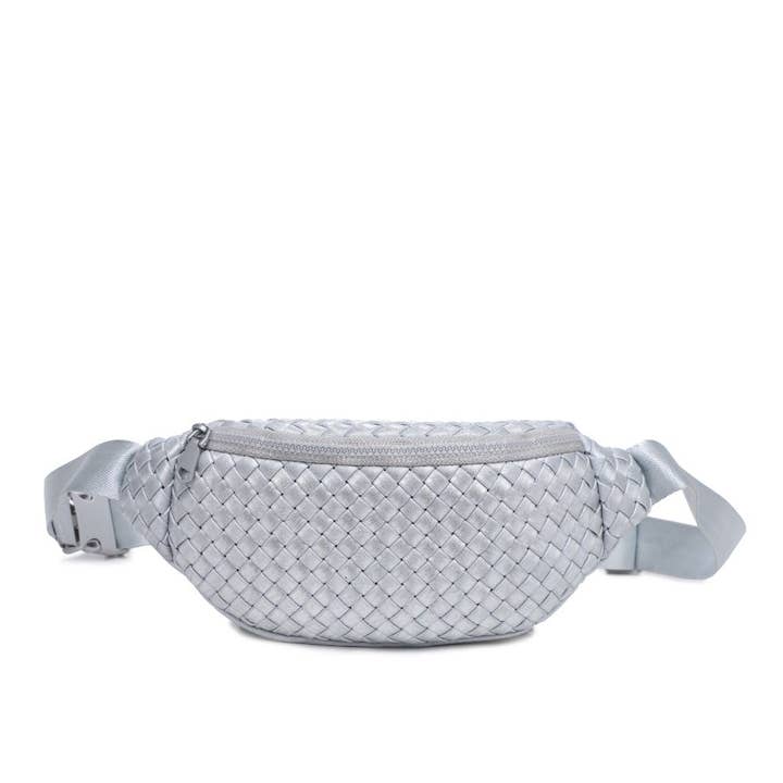 Sol and Selene - Vente Sac ceinture – femme - Sac banane tissé en néoprène Aim High123