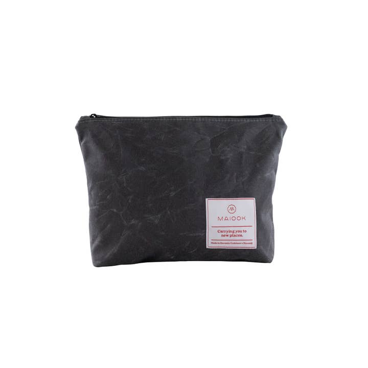 Grande saco de higiene de viagem em lona encerada para homem por atacado de Maiook