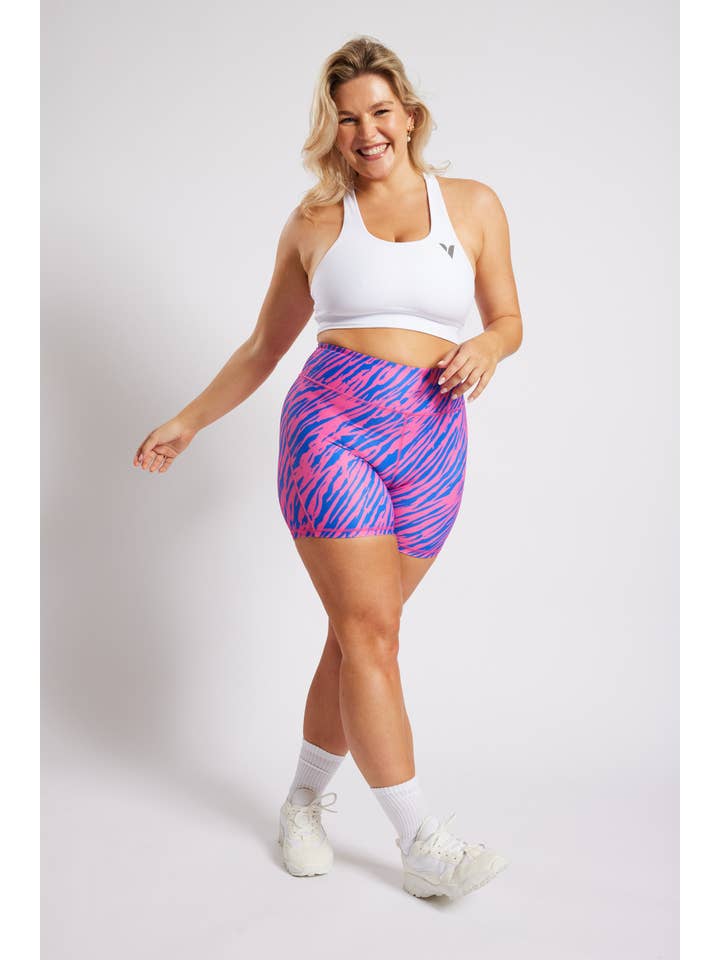 VOXY - Wholesale Athletic Shorts - Women's - Zesty Zebra 5"