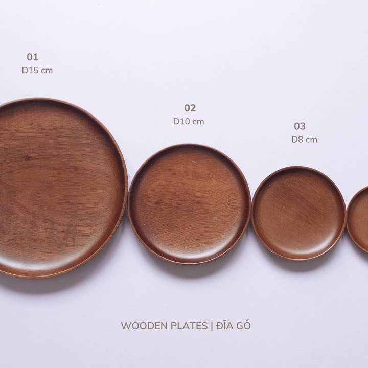 Tonkin Handicraft - Wholesale Dinner plate - Wooden plates
