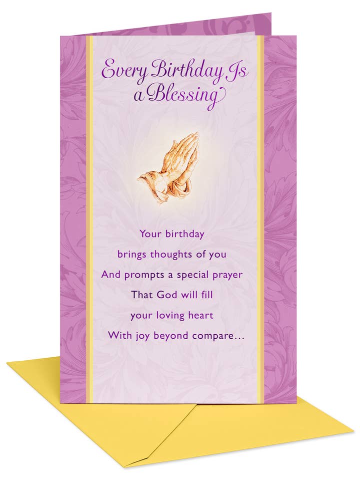 Birthday Religious | Religious Birthday Card for Anyone for wholesale by DICKENS INC.