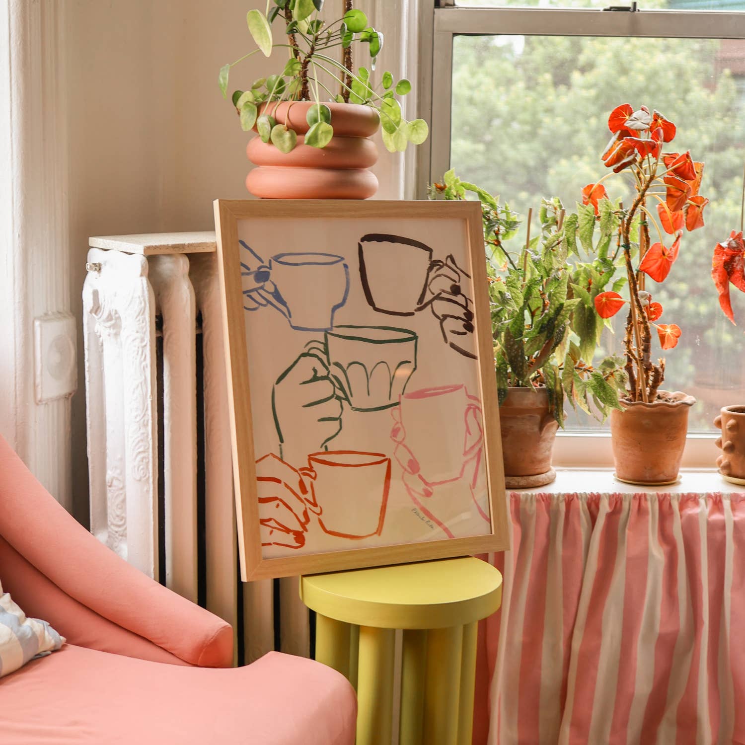 Phthalo Ruth - Wholesale Art Print - "Café du Jour" Coffee Art Print5