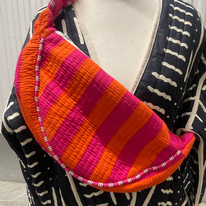 Funky Yak Ltd – wholesale Crossbody bag – Women's – 100% Cotton Kantha Quilted Shoulder Bag/Cross Body Bag9