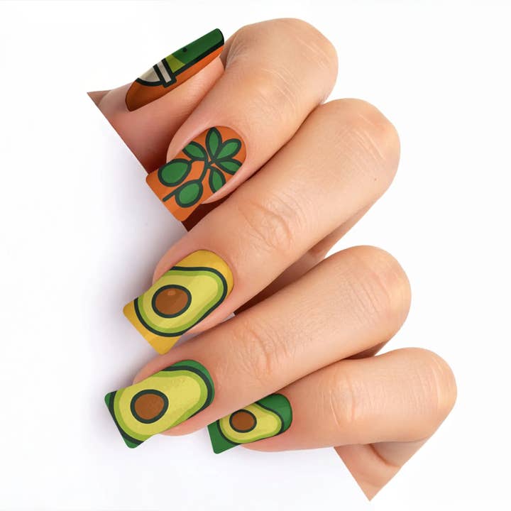 FYNE BODY - Wholesale Press-on/fake nails - Avocado Vibe Blast Avocado Press-On Nails28
