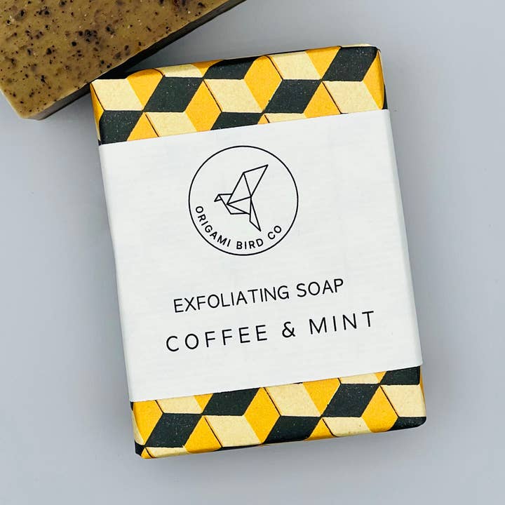 Exfoliating Coffee & Mint for wholesale by Origami Bird