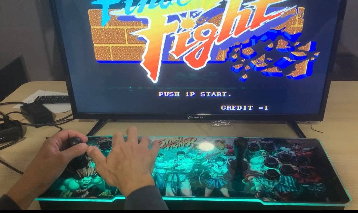 Nice Stuff Sales – wholesale Small/handheld appliance – Backlit Pandora Box Console with 28,000 retro games and 3D games and sound system Special Edition Street Fighter21