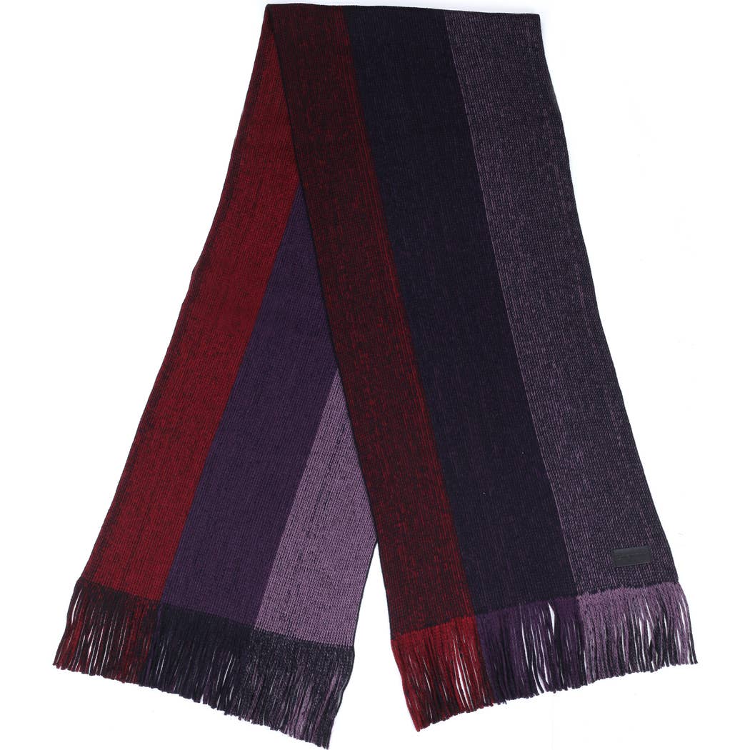Mio Marino - Wholesale Scarf - Men's - King Striped Knit Scarf5