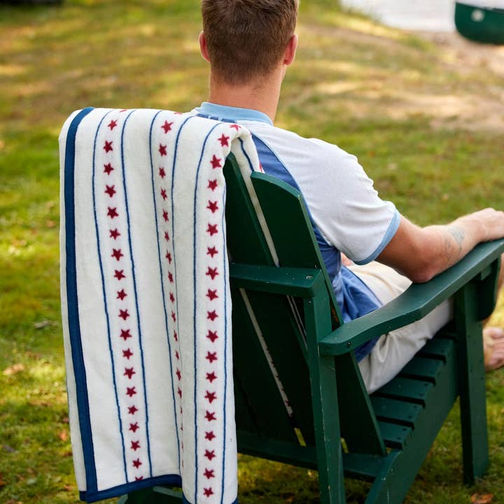 ChappyWrap - Vente Plaids - Couverture Étoiles et Rayures2