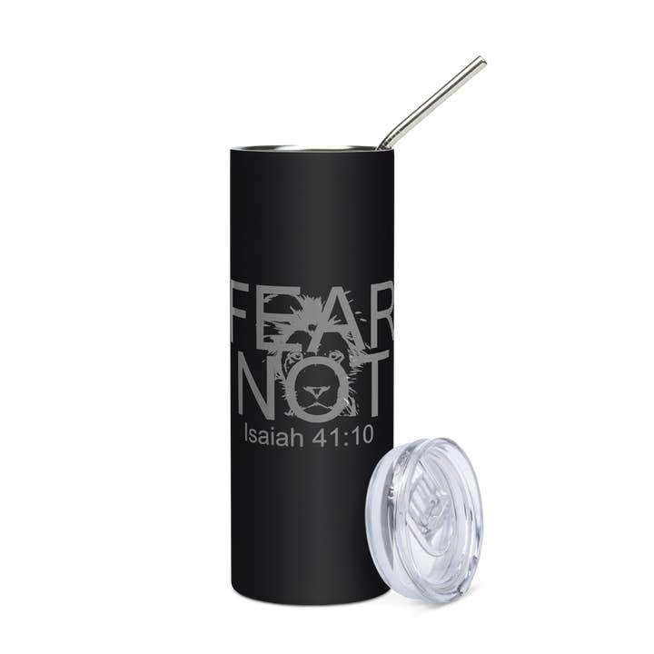 Fear Not roestvrijstalen beker voor wholesale door Love Ann Joy Apparel, LLC