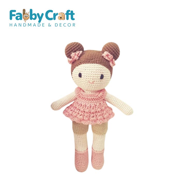 Poupée au crochet Puka pour la vente par Fabbycraft