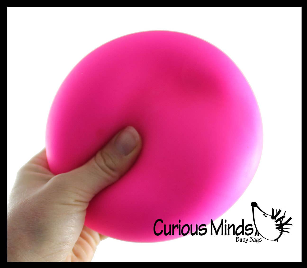Curious Minds Toys - Wholesale Stress Relief Ball/Dough - 1 Jumbo 4" Doh Stress Stretch Ball - Moldable Pinch Poke Se7