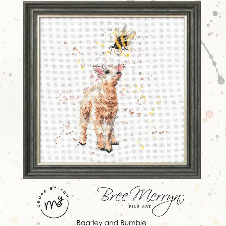 Creative World of Crafts - Wholesale Borduurbenodigdheden - Bree Merryn - Borduurpakket Baarley en Bumble1