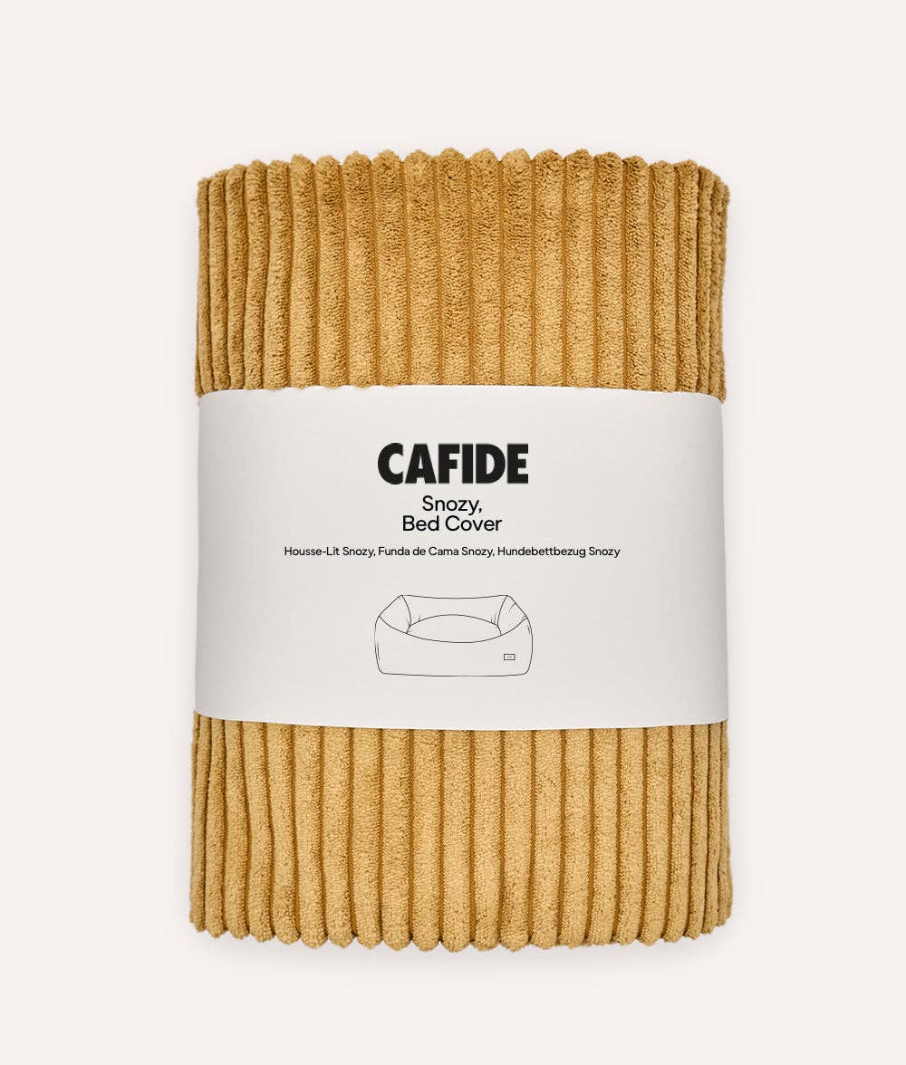 CAFIDE - Wholesale Bedding Blanket - Kids & Baby - Mustard Corduroy Bed Cover, Snozy