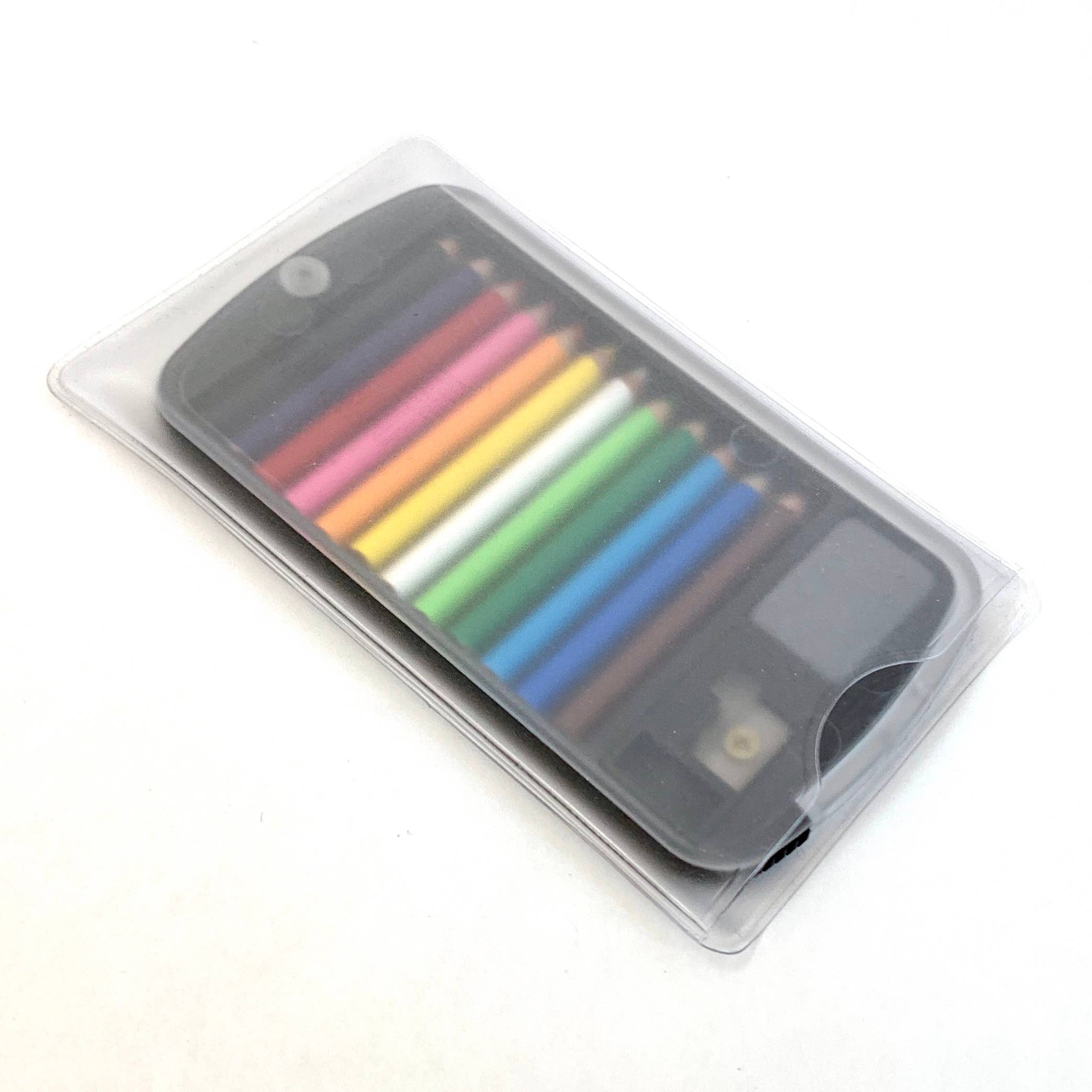 BCmini - Vente Crayons - 22134 12 mini crayons dans un étui transparent-15