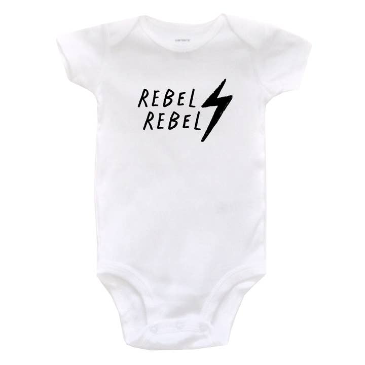 Rebel Rebel (David Bowie) : Body bébé pour la vente par Megan Lee Designs